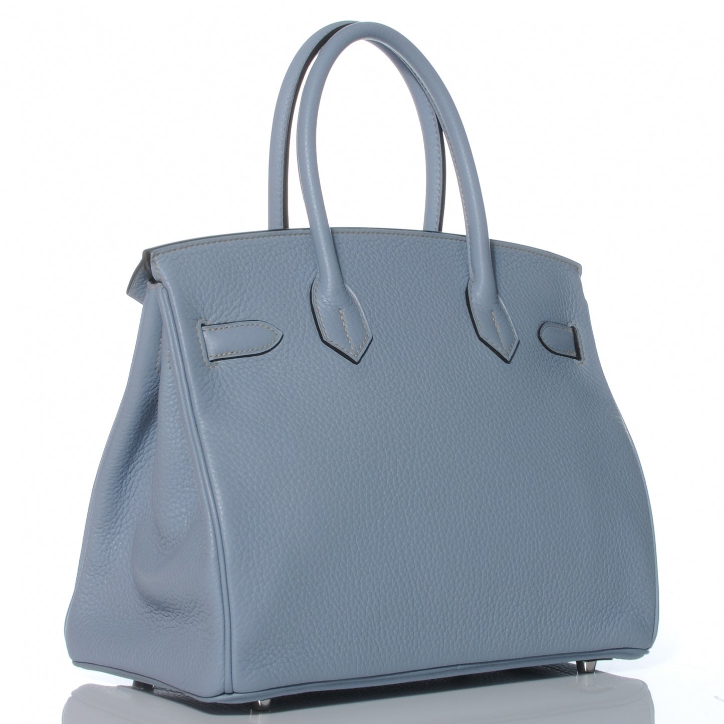 Togo Birkin 30 Bleu Lin