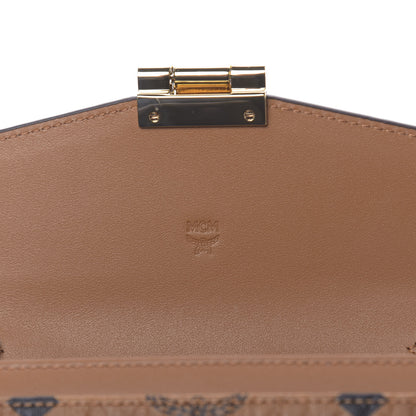 MCM Visetos Large Patricia Wallet On Chain Cognac 6 of 10
