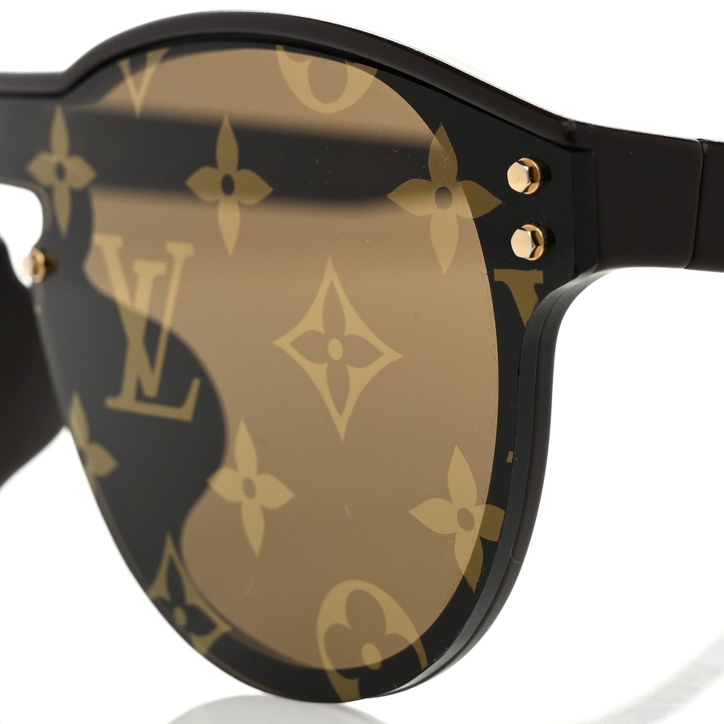 Acetate LV Waimea Round Sunglasses Z1487E Brown