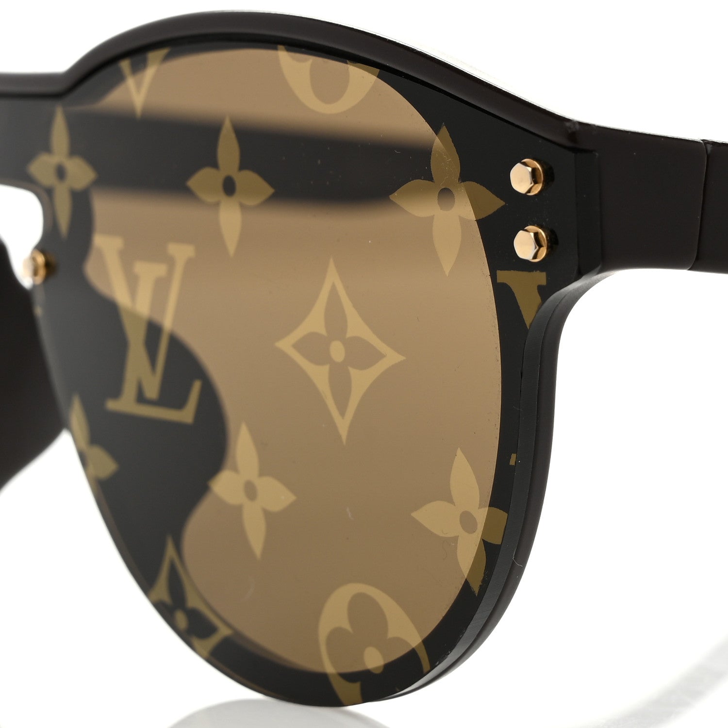 Louis Vuitton Acetate LV Waimea Round Sunglasses Z1487E Brown 7 of 7
