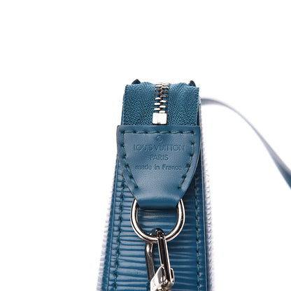 Louis Vuitton Epi Pochette Accessories NM Cyan 9 of 9
