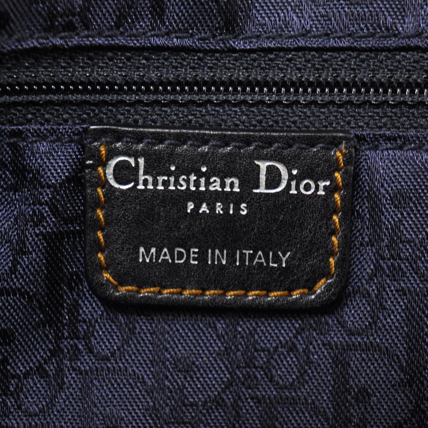 Christian Dior Leather Suede XL Zip Top Gaucho Blue 7 of 8