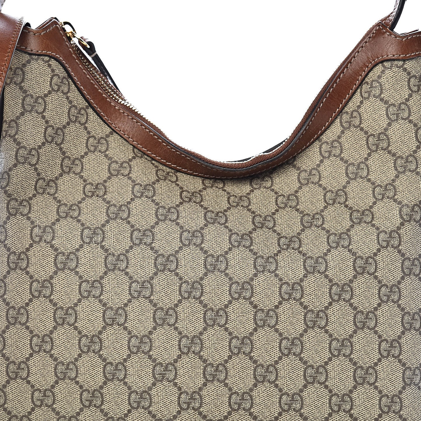 GG Supreme Monogram Linea A Hobo Brown