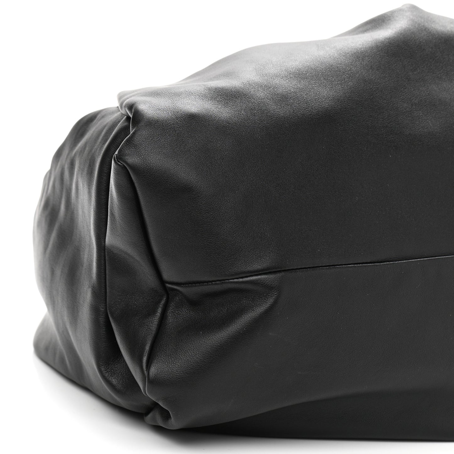 Smooth Butter Calfskin Large The Shoulder Pouch Black