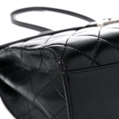 Chanel Calfskin Quilted Large Mad About Quilting Flap Black 8 of 19