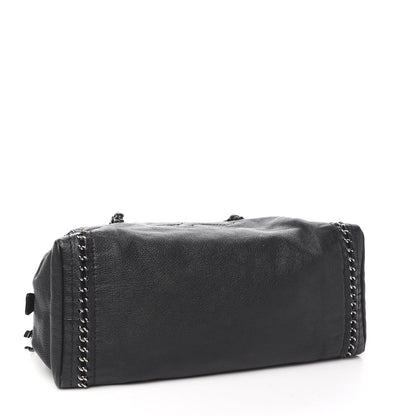 Chanel Goatskin Medium Luxe Ligne Bowler Black 3 of 10