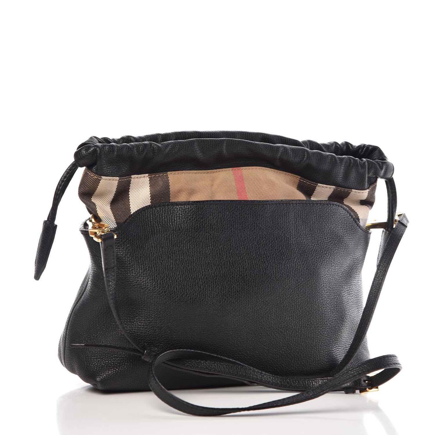 Burberry Calfskin House Check Little Crush Black 3 of 11