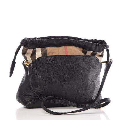 Burberry Calfskin House Check Little Crush Black 3 of 11