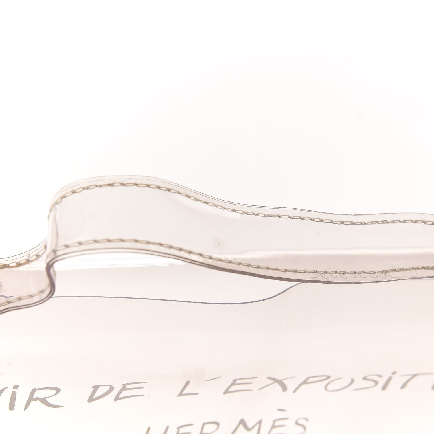 Hermes Vinyl Souvenir De L'Exposition Kelly Transparent 8 of 9