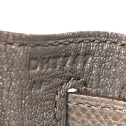 Hermes Epsom Kelly Sellier 28 Etain 7 of 18