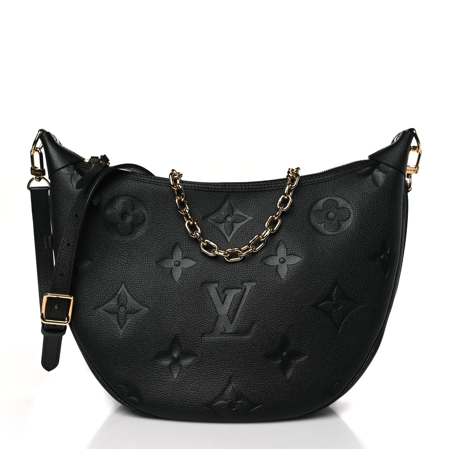 Empreinte Monogram Giant Loop Hobo Black