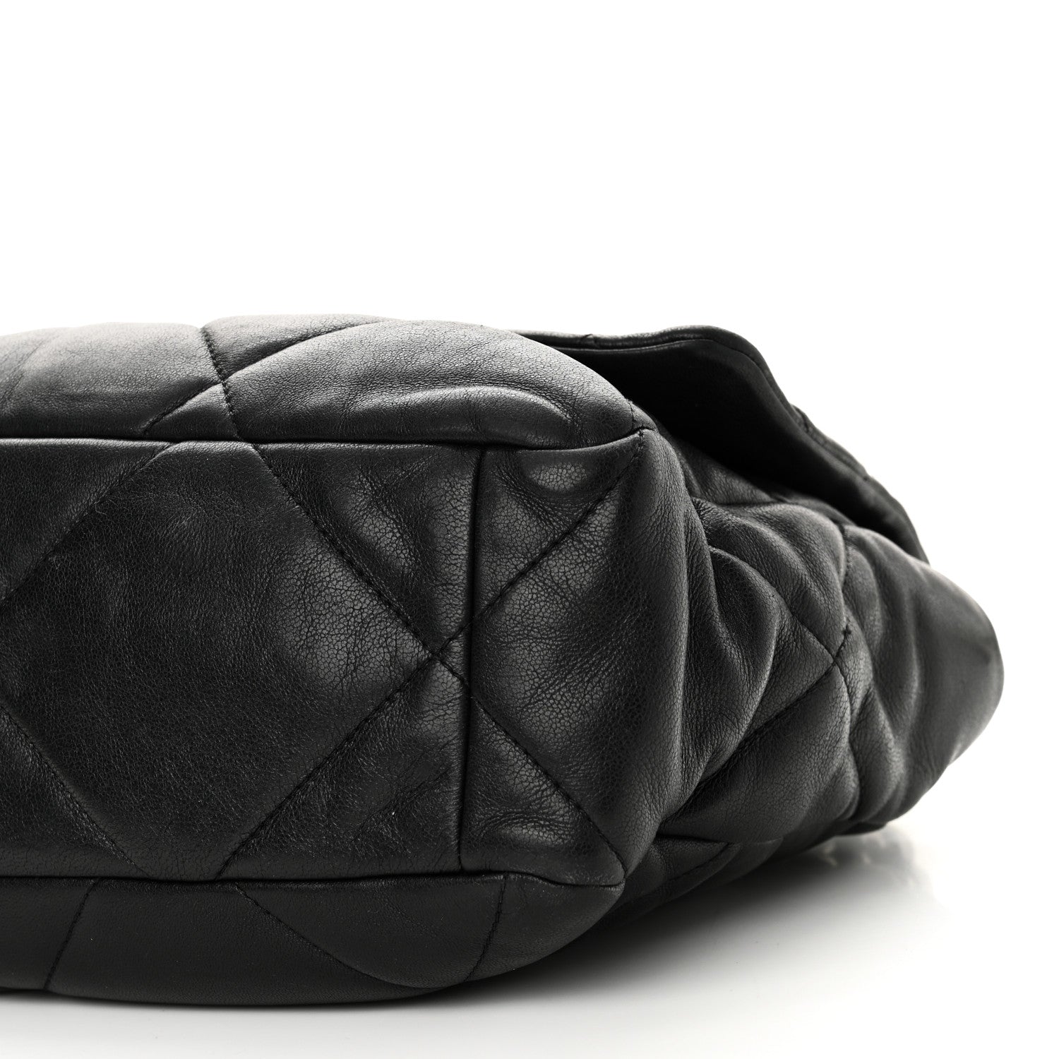 Chanel Lambskin Quilted Large Chanel 19 Flap Black 16 of 18