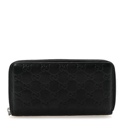 Gucci Guccissima Signature Microguccissima Bree Zip Around Wallet Black 1 of 11
