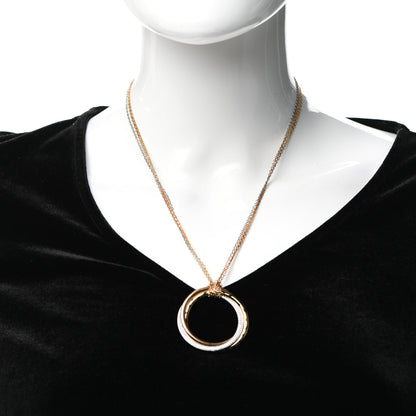 Cartier 18K Pink Yellow White Gold Diamond Trinity Panthère De Cartier Pendant Necklace 2 of 5