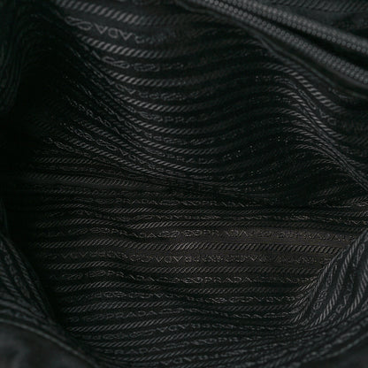 Prada Tessuto Nylon Shoulder Bag Black 5 of 7