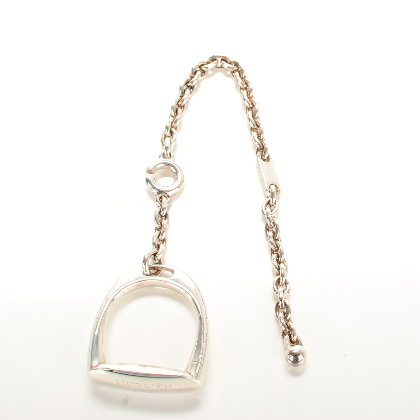 Sterling Silver Etrier Key Chain Bag Charm