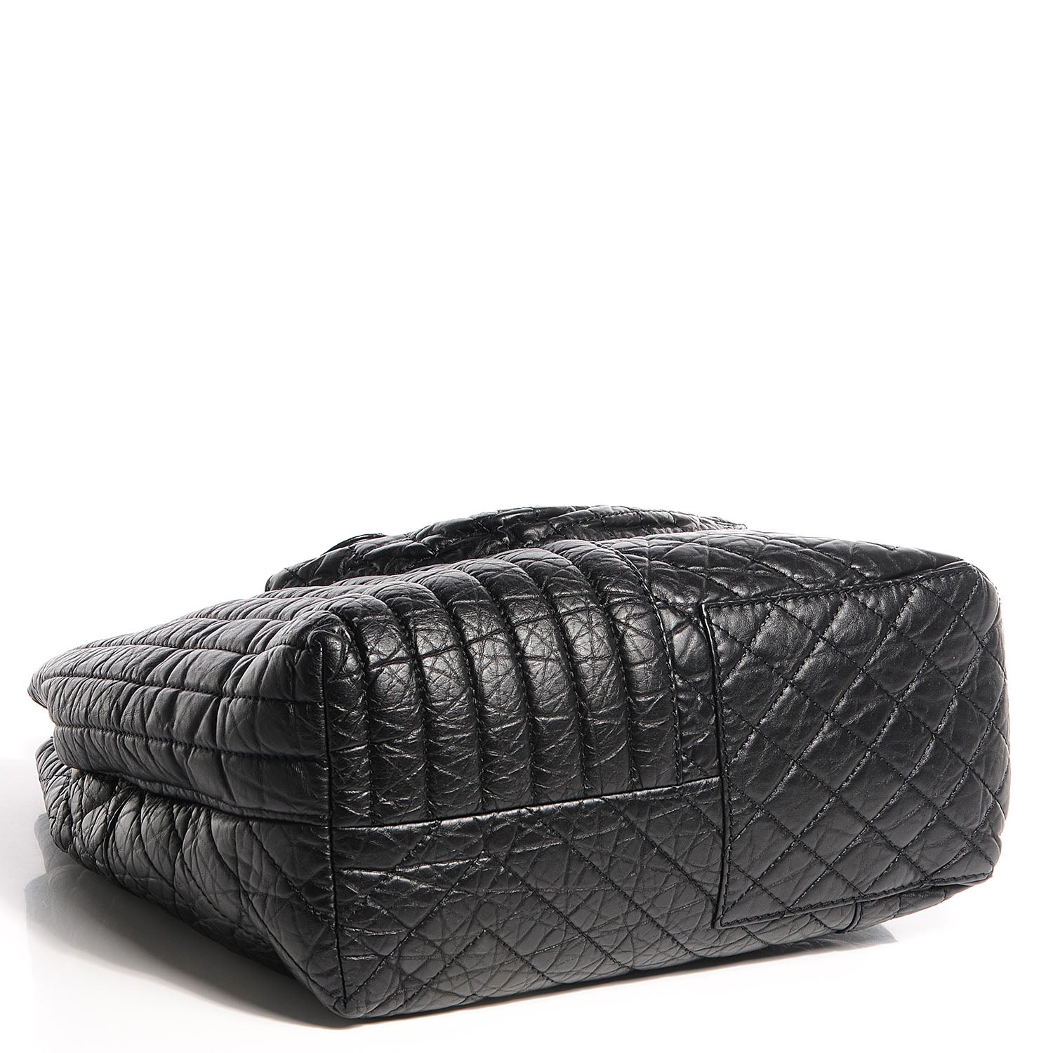 Chanel Aged Calfskin Karl's Cabas Tote Black 4 of 7