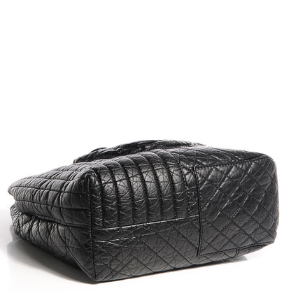 Chanel Aged Calfskin Karl's Cabas Tote Black 4 of 7