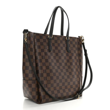 Louis Vuitton Damier Ebene Belmont MM Black 3 of 8