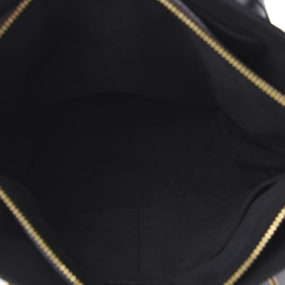 Louis Vuitton Monogram Flower Zipped Tote PM Black 5 of 12