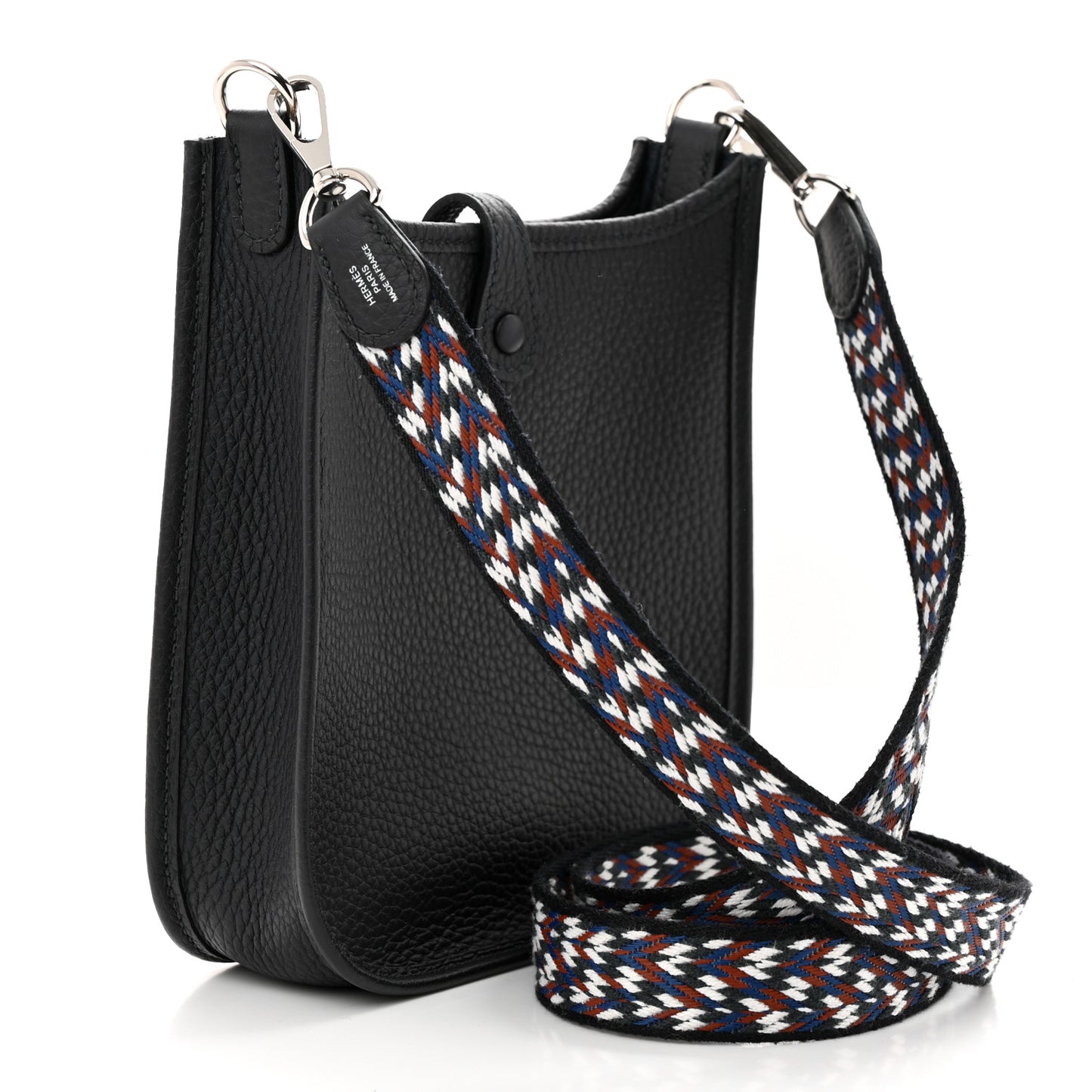 Taurillon Clemence Zigzag Evelyne TPM Caban Black Bleu Zellige Indigo