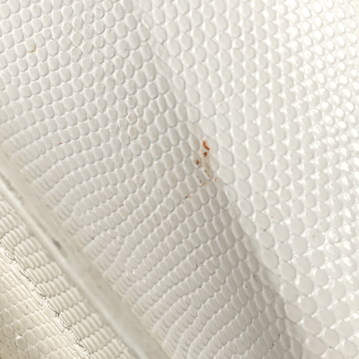 Balenciaga Patent Calfskin Lizard Embossed XS Sharp Top Handle Bag White 19 of 19