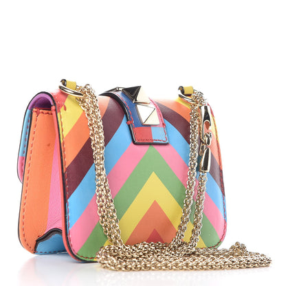 Valentino Garavani Vitello 1973 Mini Glam Lock Rockstud Flap Multicolor 3 of 7