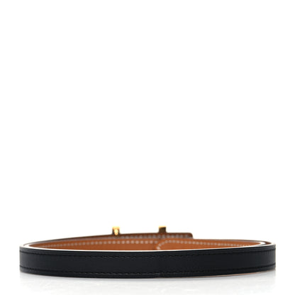 Hermes Swift Epsom 13mm Focus Belt 70 28 Black Gold 2 of 5