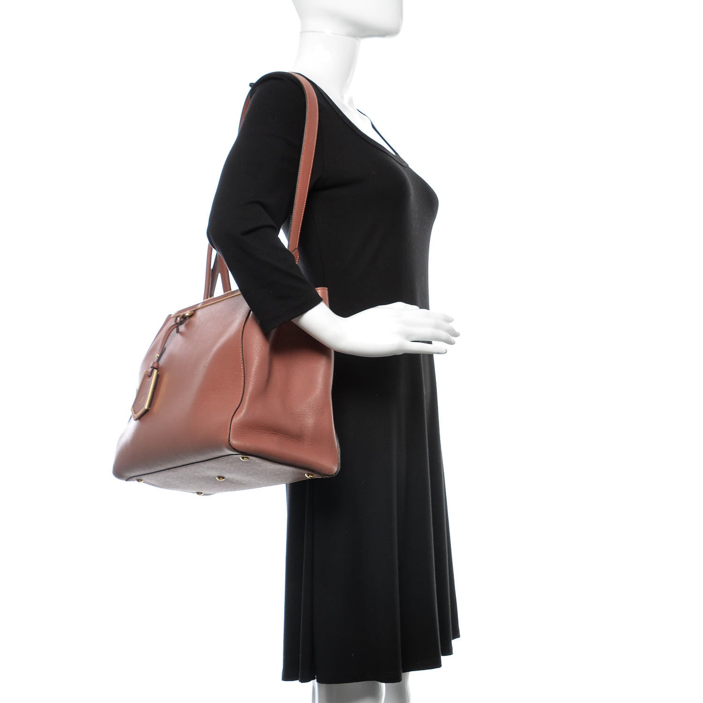 Vitello Elite Flamingo Regular 2Jours Tote Terracotta