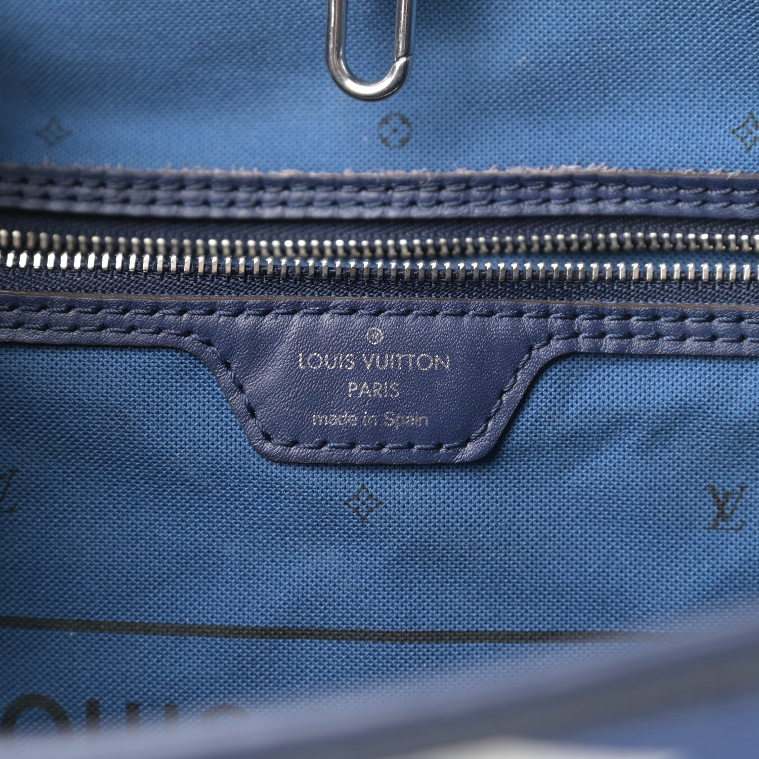 Louis Vuitton Monogram Escale Neverfull MM Blue 6 of 12