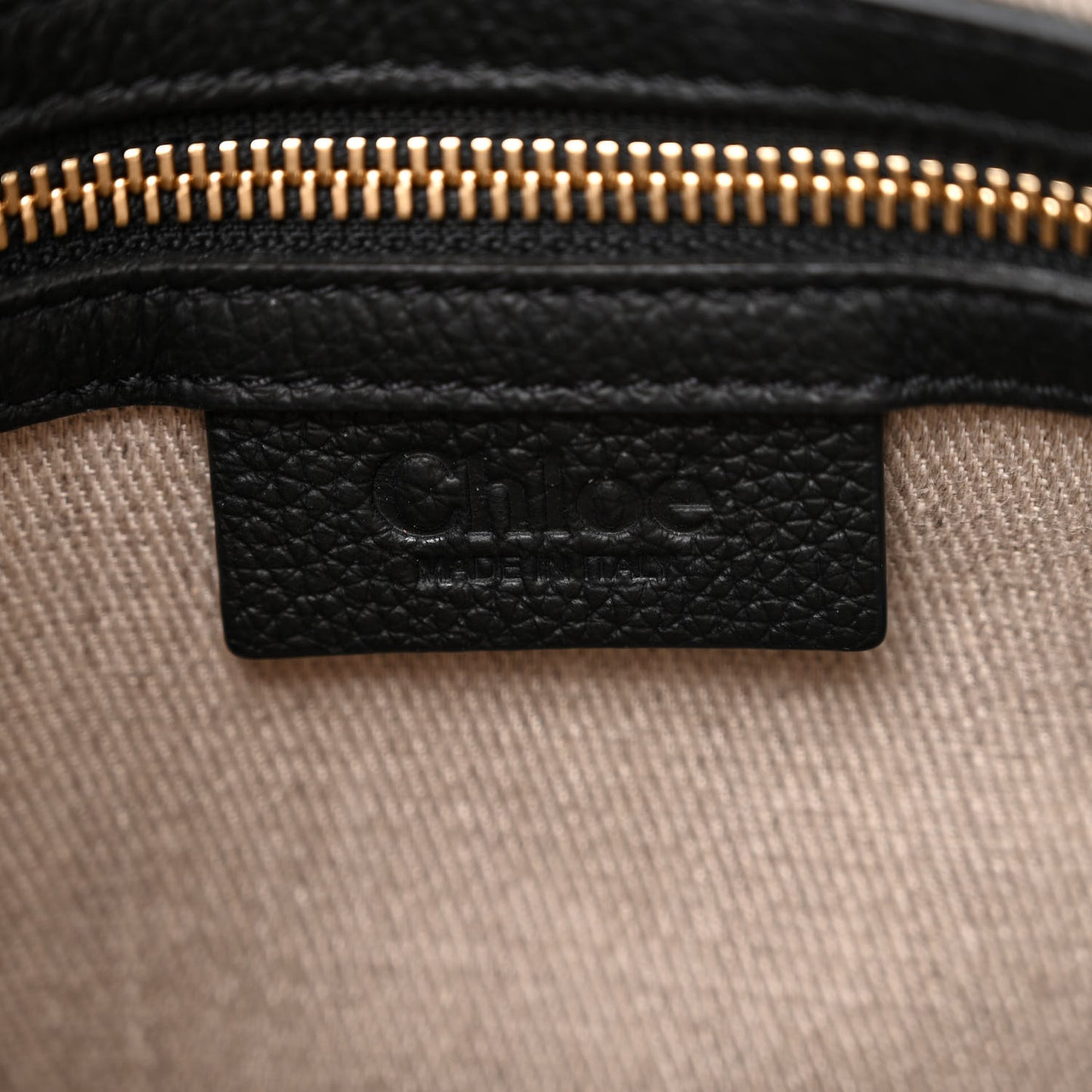 Calfskin Small Marcie Satchel Black