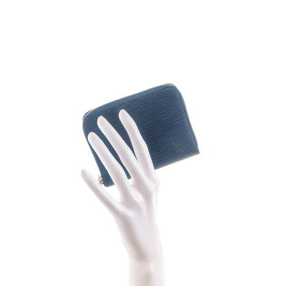 Louis Vuitton Epi Zippy Coin Purse Saphir 2 of 7