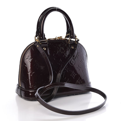Louis Vuitton Vernis Alma BB Amarante 3 of 11