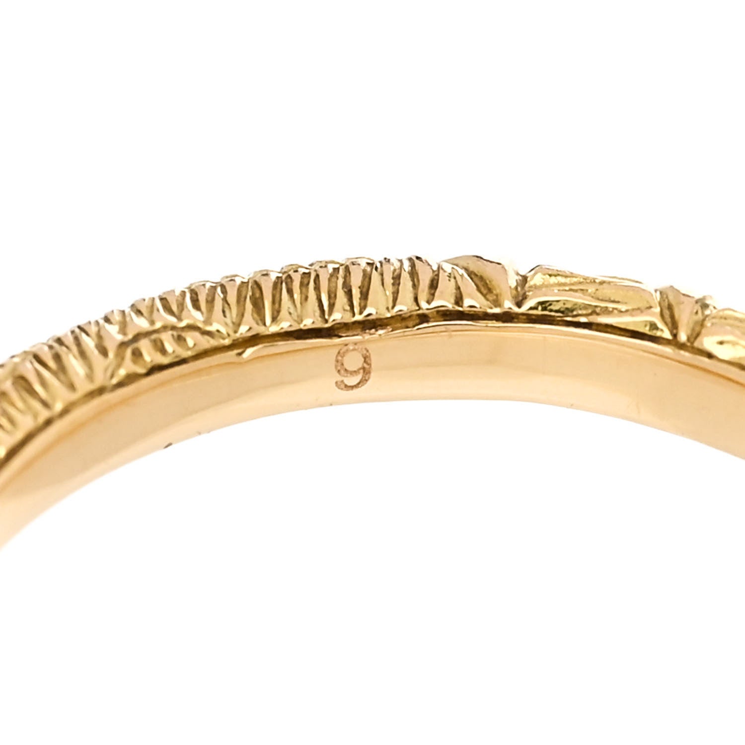 Gucci 18K Yellow Gold Turquoise Ouroboros Snake Ring 49 4.75 6 of 6