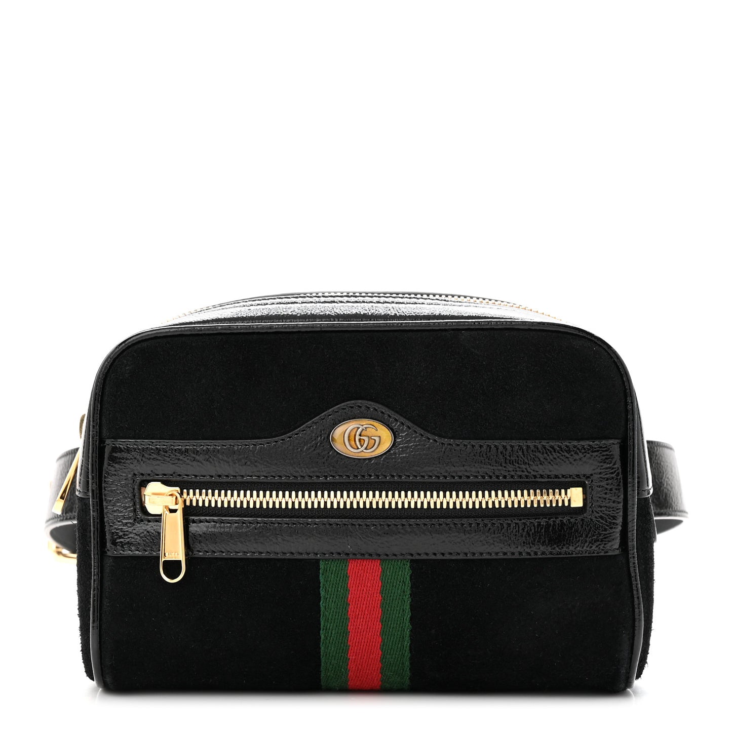 Suede Small Ophidia Belt Bag 85 34 Black