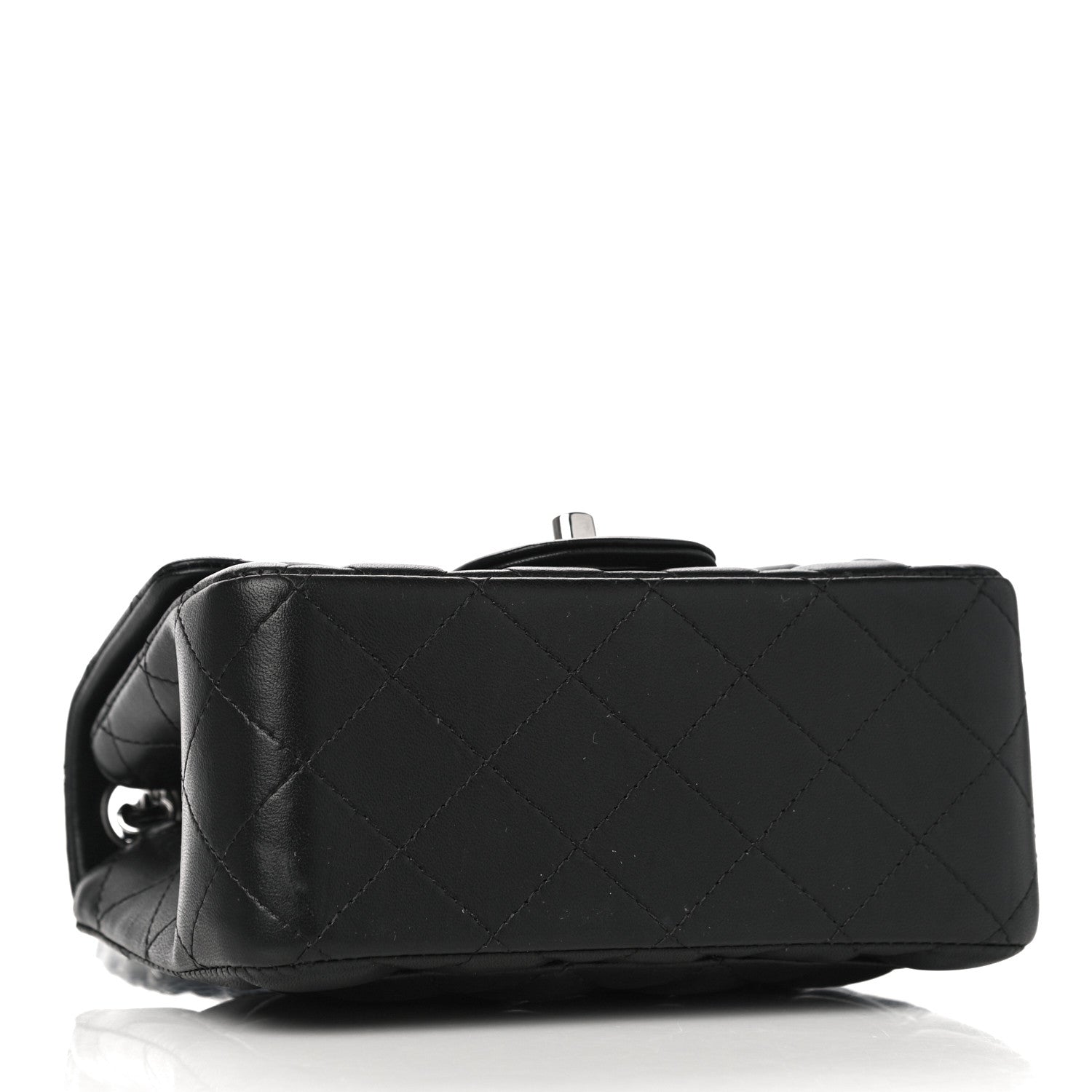 Chanel Lambskin Quilted Mini Square Flap Black 3 of 10