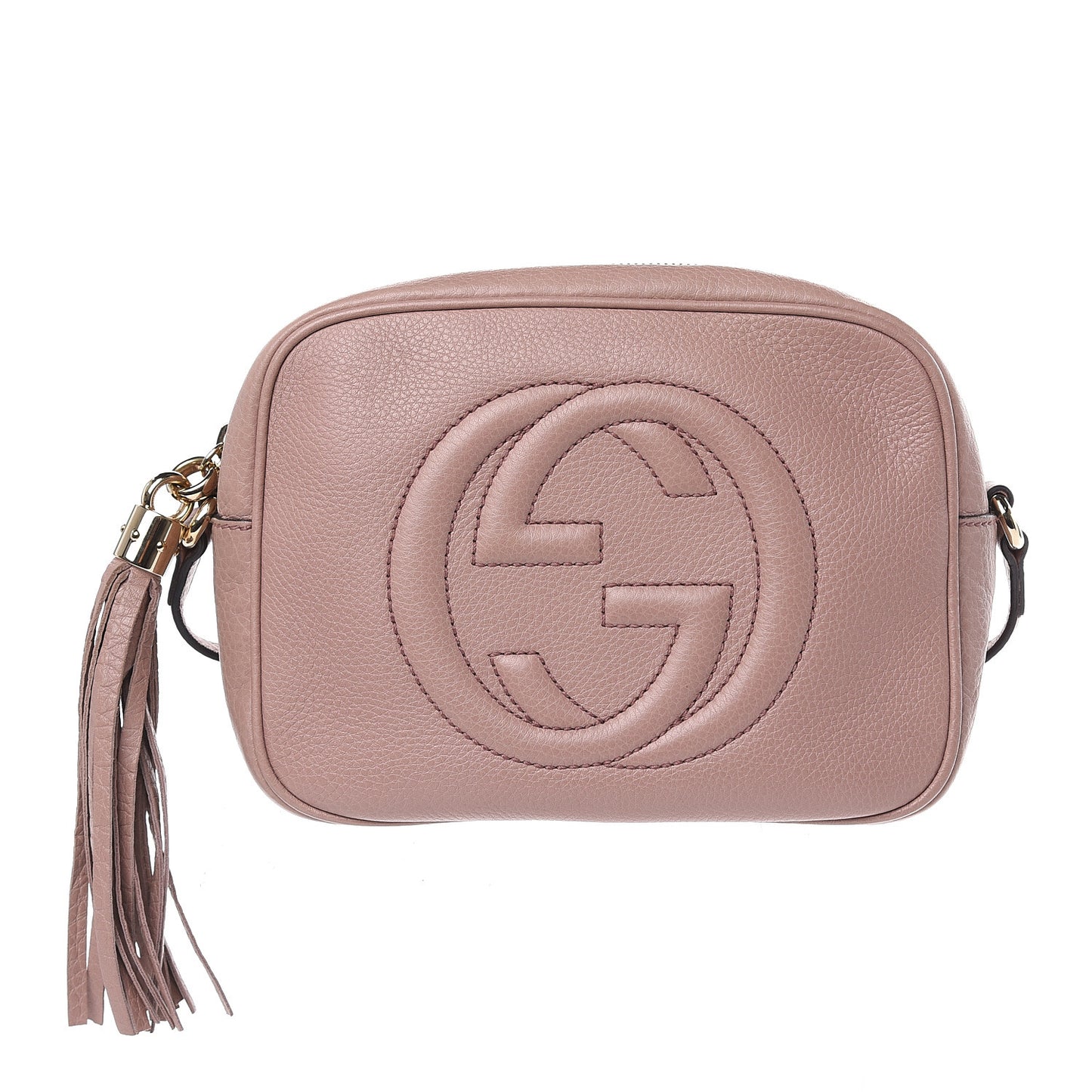 Cellarius Calfskin Small Soho Disco Bag Dark Cipria