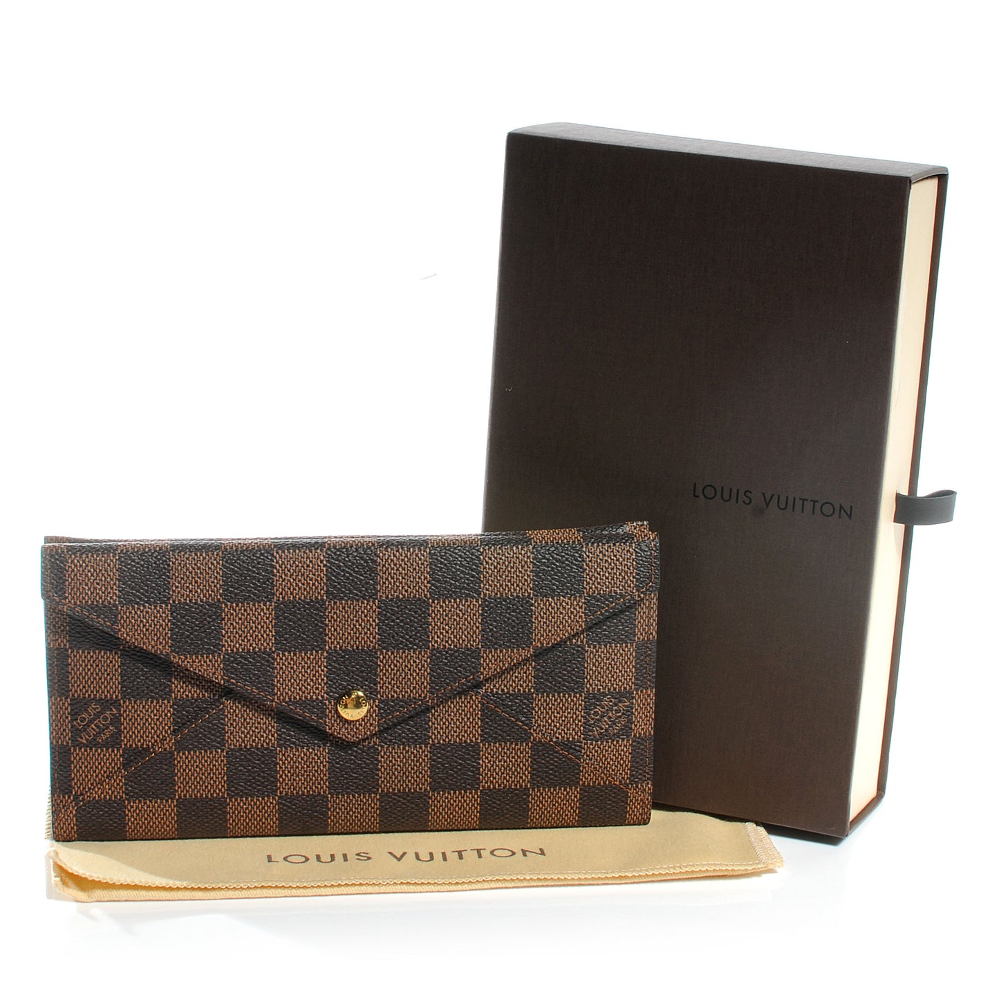 Damier Ebene Long Origami Wallet