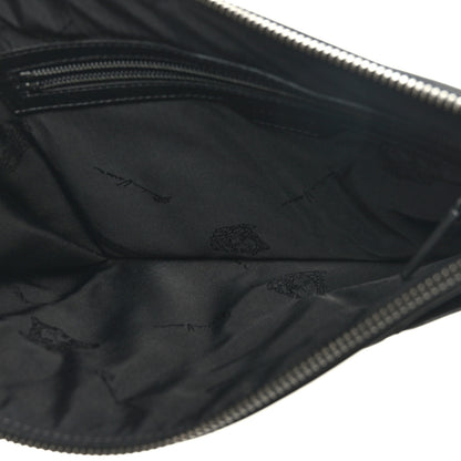 Versace Grained Calfskin V Pochette Black 5 of 6