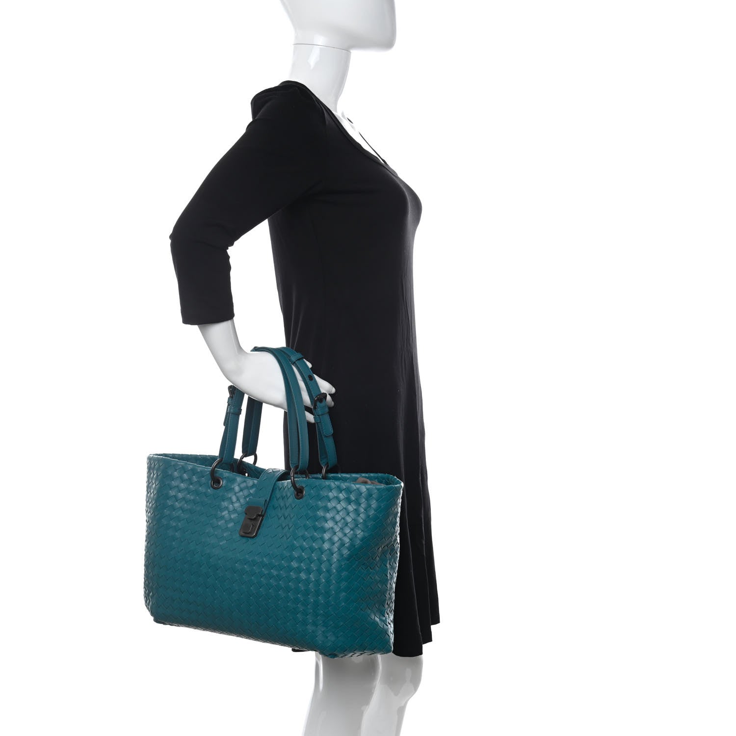Bottega Veneta Nappa Intrecciato Large Capri Tote Canard 2 of 9