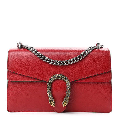 Gucci Dollar Calfskin Swarovski Crystal Small Dionysus Shoulder Bag Hibiscus Red 1 of 9