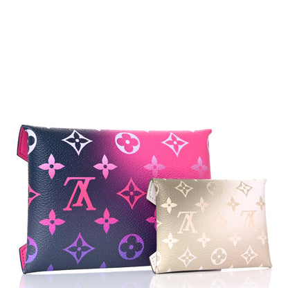 Louis Vuitton Monogram Giant Spring In The City Kirigami Pochette Set Midnight Fuchsia Sunset Kaki 2 of 8