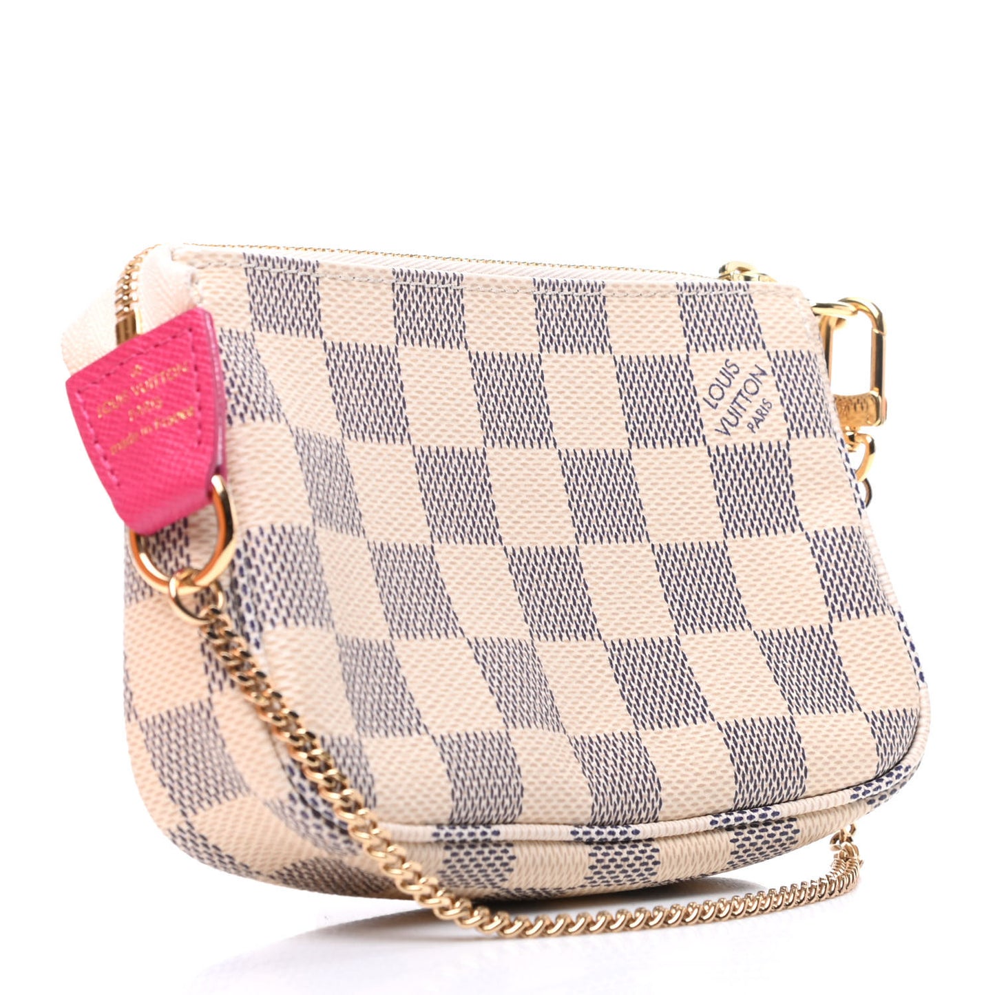 Damier Azur 2015 Christmas Animation Mini Pochette Accessories