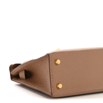 Hermes Chevre Mysore Mini Kelly Sellier 20 Quebracho 9 of 15