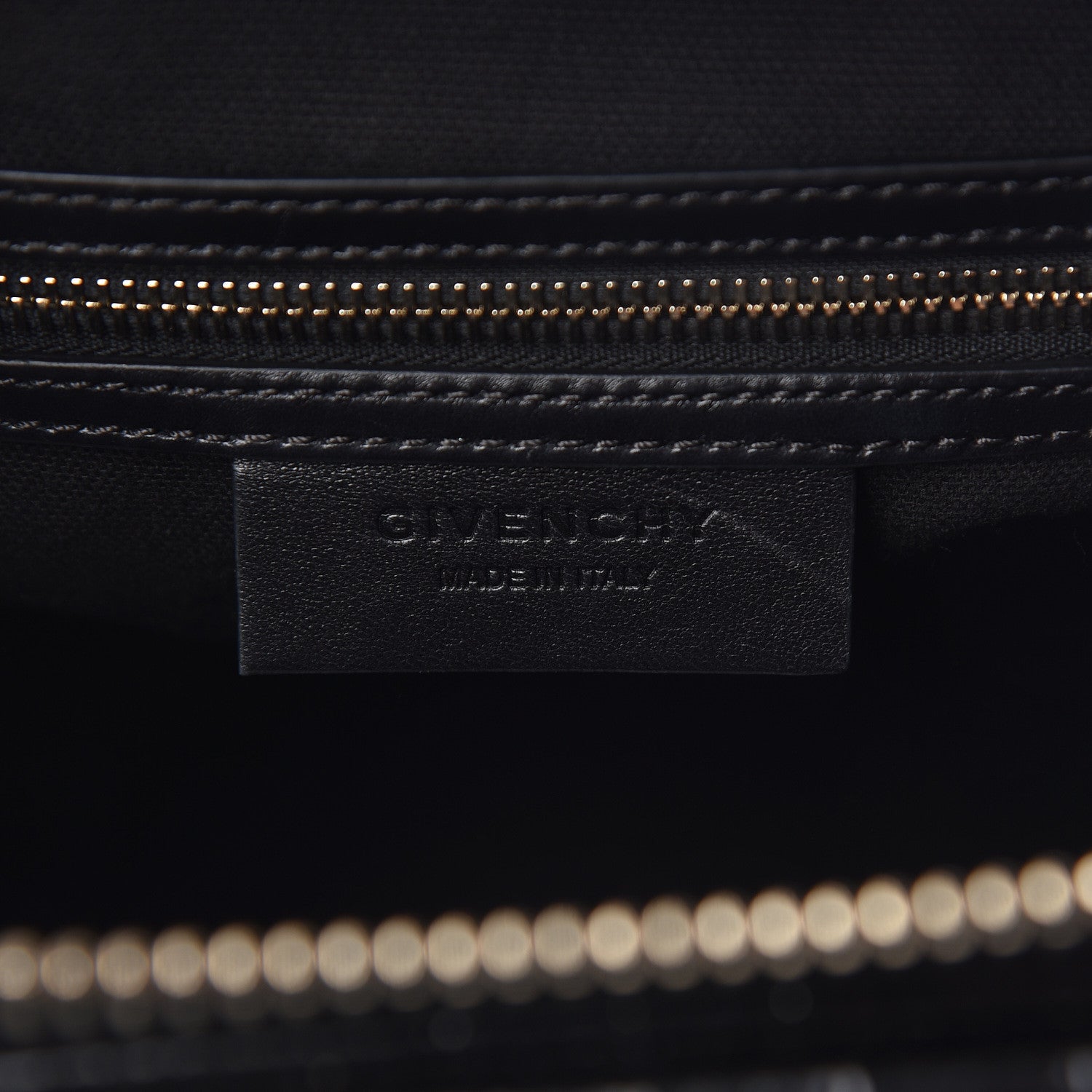 Givenchy Calfskin Crocodile Embossed Small Antigona Black 6 of 10