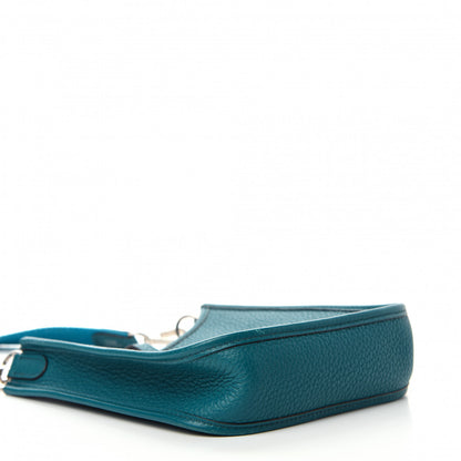 Hermes Taurillon Clemence Evelyne TPM Bleu Izmir 4 of 13