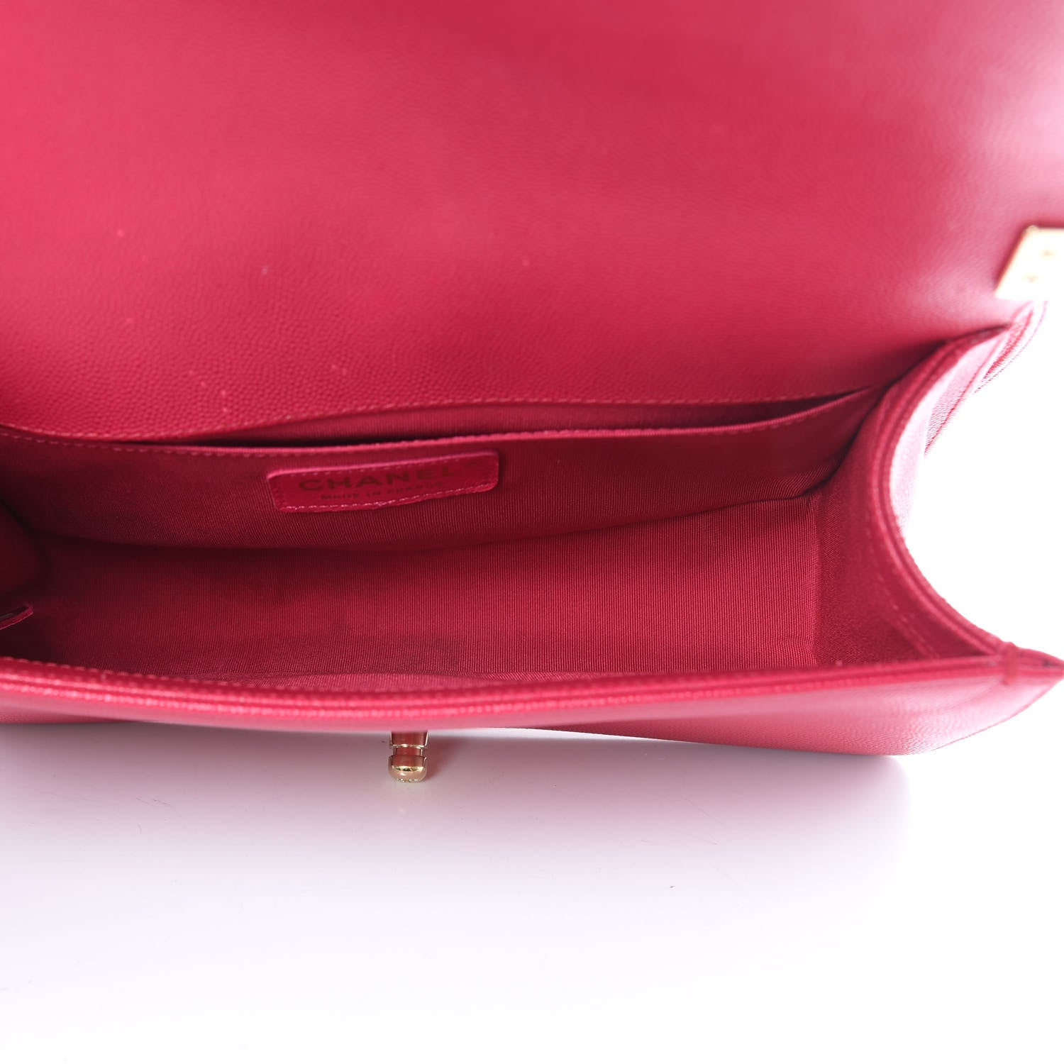 Chanel Caviar Quilted Medium Boy Flap Fuchsia 5 of 15