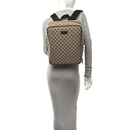 Gucci Monogram Travel Backpack Dark Brown 2 of 10