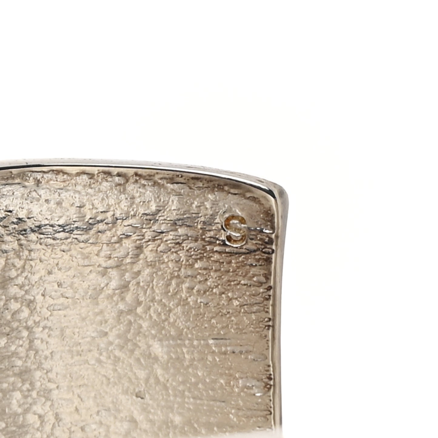 Brass Organic Oversized Cuff Bracelet S Argent Brilliant