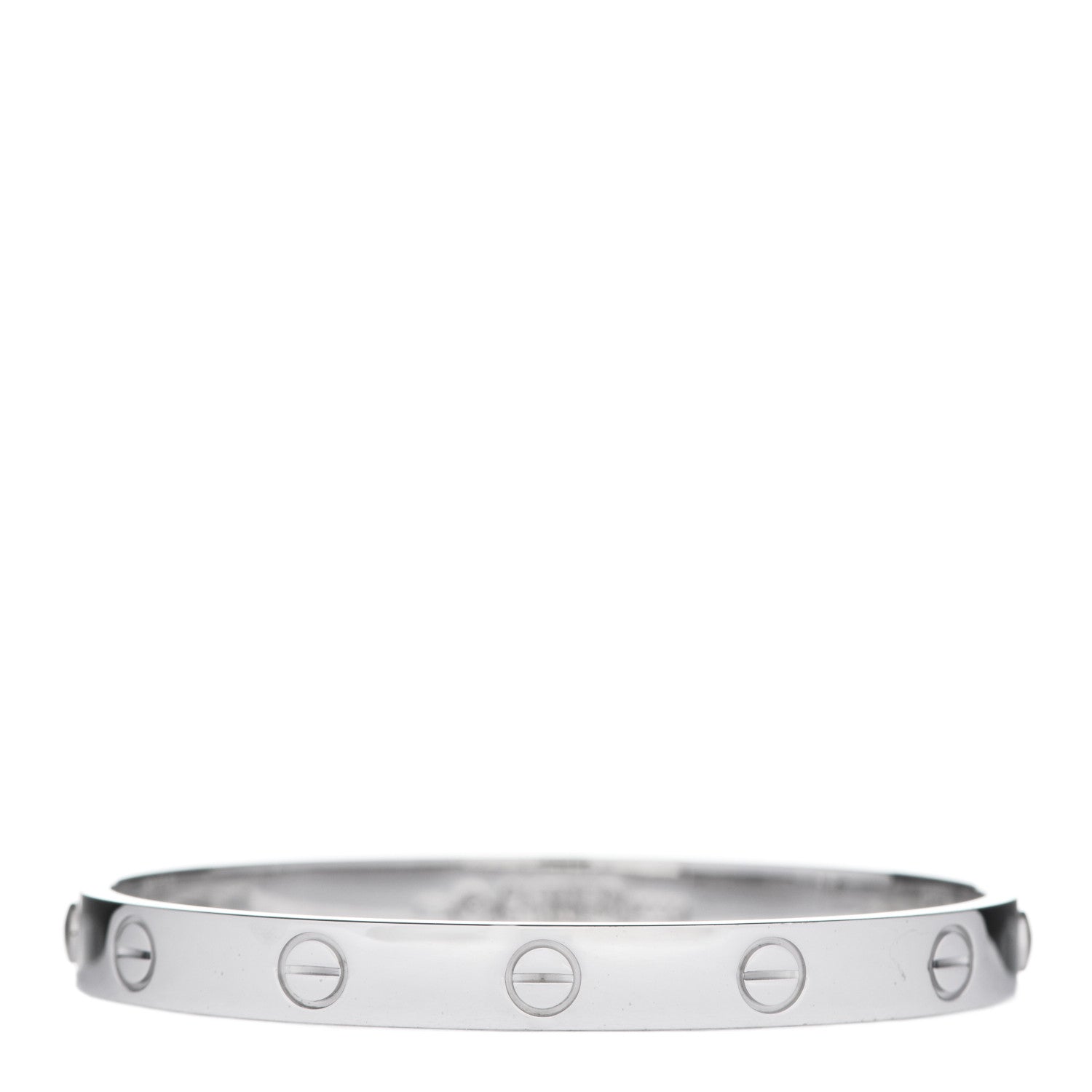 Cartier 18K White Gold LOVE Bracelet 16 1 of 6